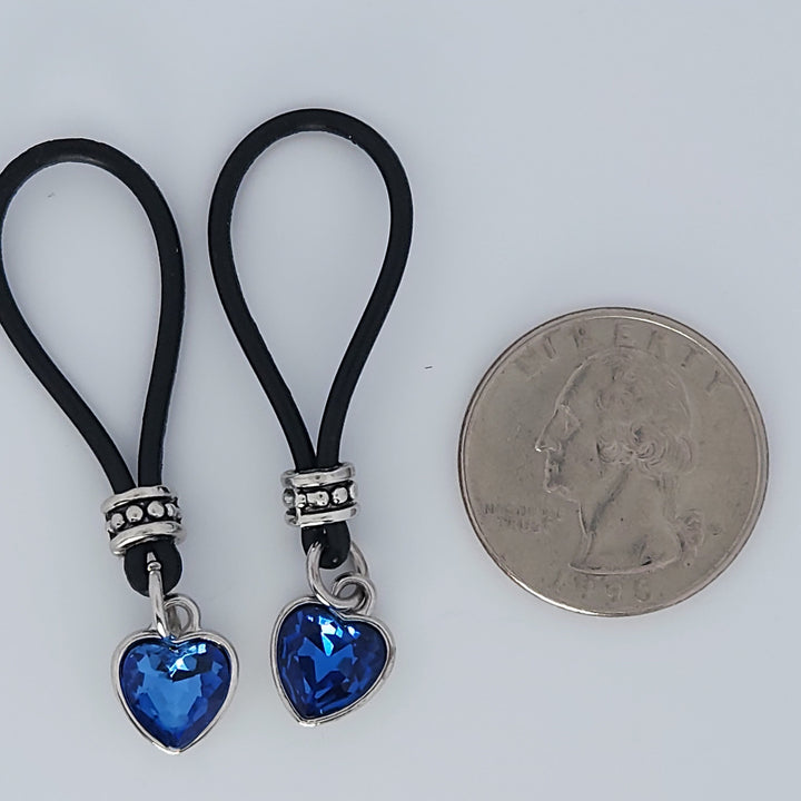 Blue Heart Nipple Nooses - Valentines Day Lover Perfect Gift - Gear For The Bold