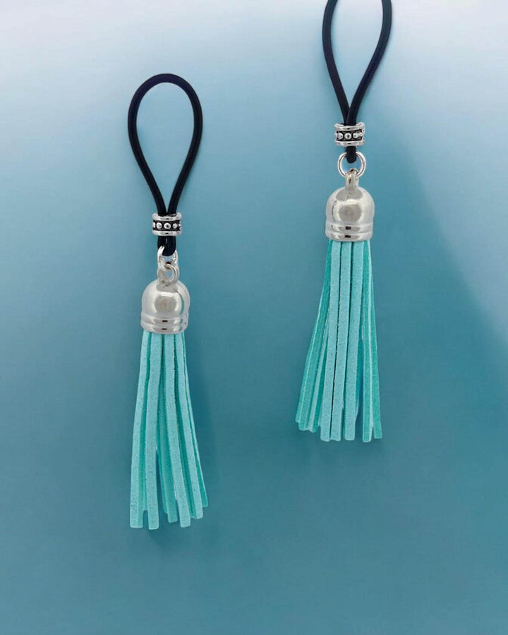 Arctic Leather Blue Flogger Tassels | Gear For The Bold