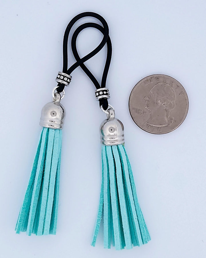 Arctic Leather Blue Flogger Tassels | Gear For The Bold