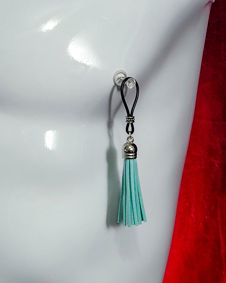 Arctic Leather Blue Flogger Tassels | Gear For The Bold