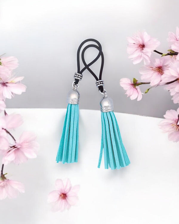 Arctic Leather Blue Flogger Tassels | Gear For The Bold