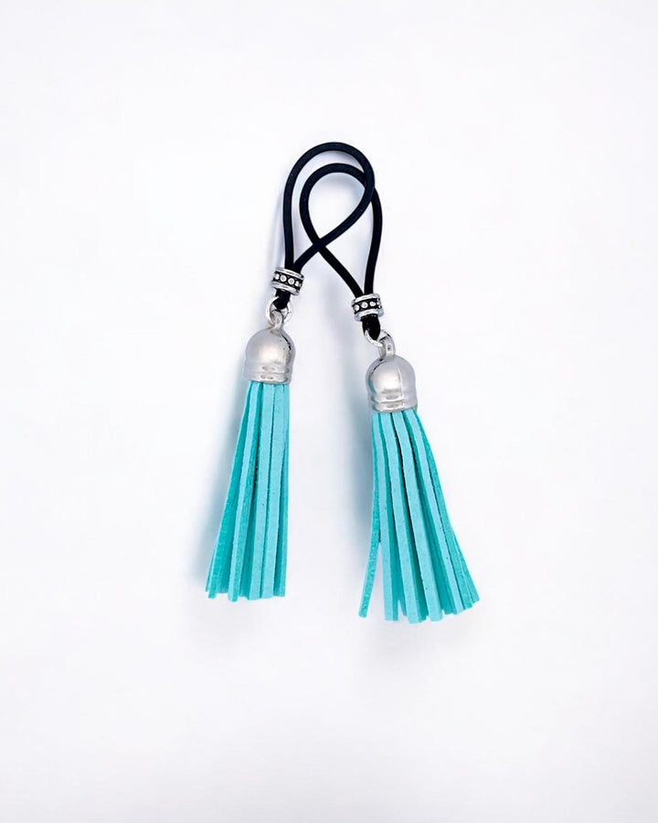 Arctic Leather Blue Flogger Tassels | Gear For The Bold