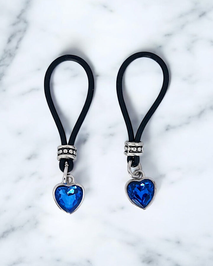 Blue Heart Nipple Nooses | Gear For The Bold