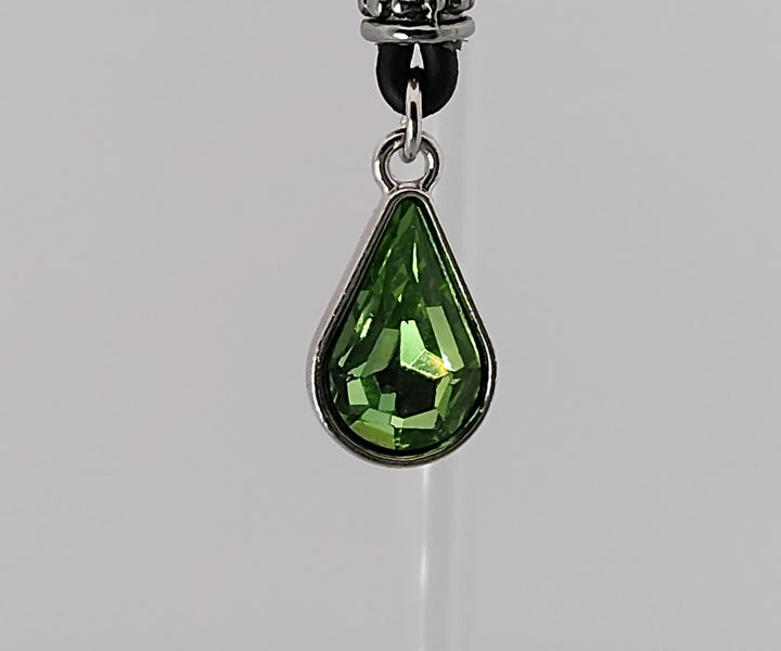 Bright Green Tear Drops Nipple Nooses - Adjustable Loop / Non Piercing Nipple Ring Jewelry - Gear For The Bold