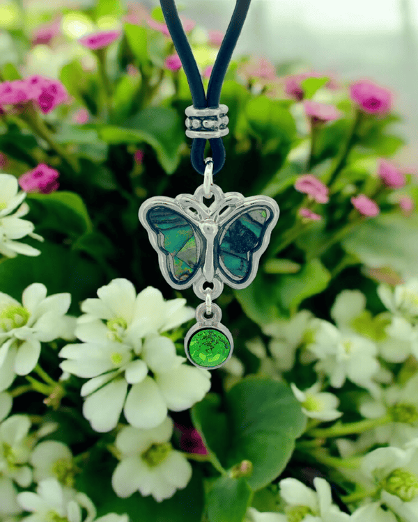 Butterfly with Green Jewel Nipple Nooses | Gear For The Bold