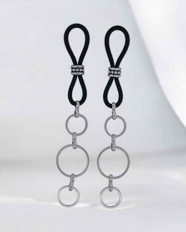 Cascading Rings Nipple Nooses | Gear For The Bold