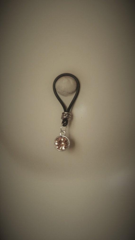 Champagne Colored Medium Round Nipple Nooses - Adjustable Loop / Non Piercing Nipple Ring Jewelry - Gear For The Bold