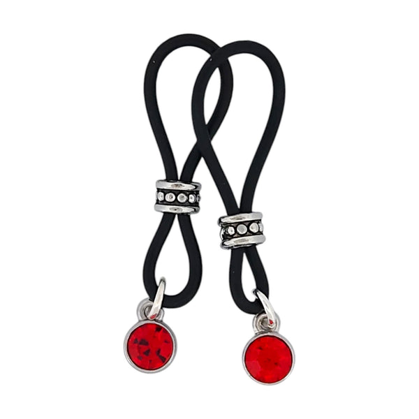 Cherry Bling Ruby Colored Nipple Nooses | Gear For The Bold