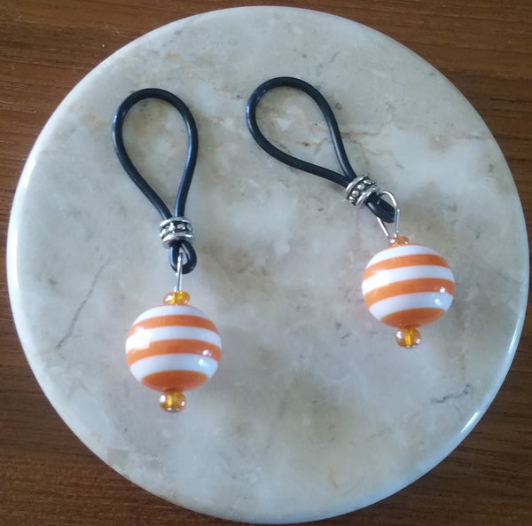 Creamsicle Nipple Nooses - Adjustable Loop / Non Piercing Nipple Ring Jewelry - Gear For The Bold