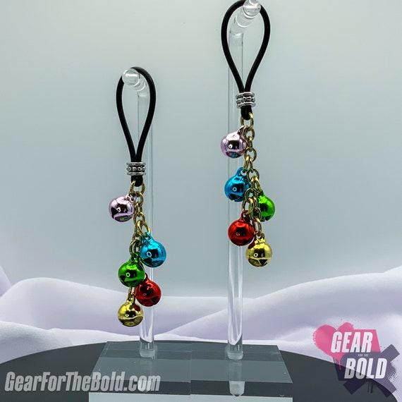 Dreaming of Colorful Holiday Nipple Nooses - Adjustable Loop / Non Piercing Nipple Ring Jewelry - Gear For The Bold