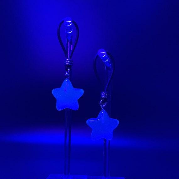 Glow - In - The - Dark Purple Stars Nipple Nooses | Gear For The Bold