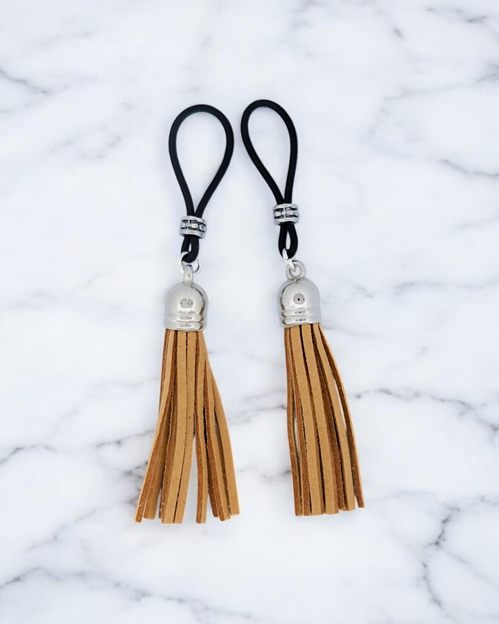 Golden Leather Flogger Tassel | Gear For The Bold