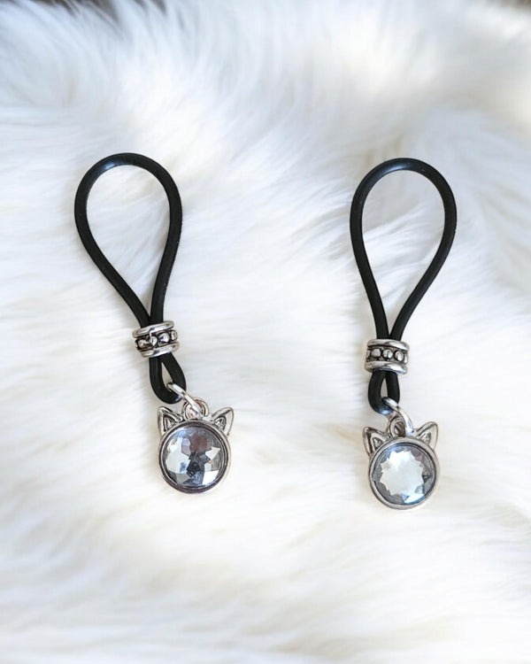 Hey Kitty Crystal Nipple Nooses | Gear For The Bold