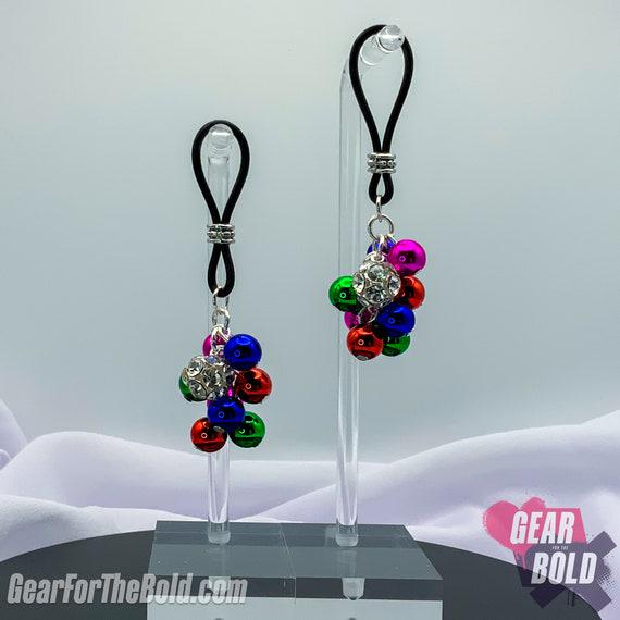 Holiday Colorful Baubles Nipple Nooses | Gear For The Bold