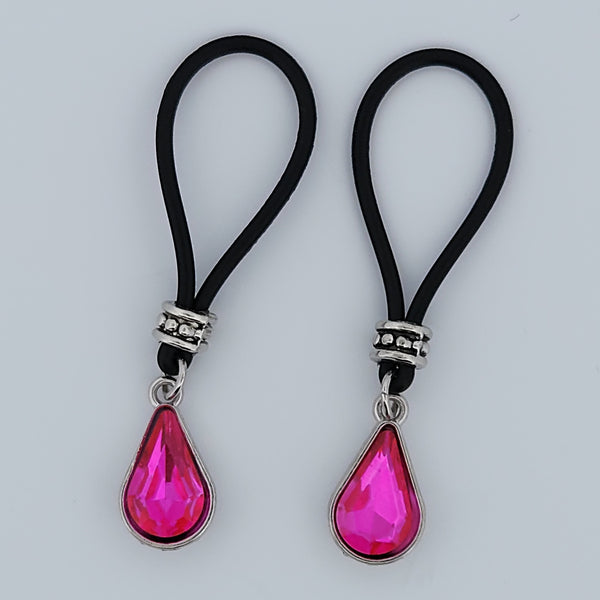 Hot Pink Magic Nipple Nooses - GearfortheBold - Sparkling Stones