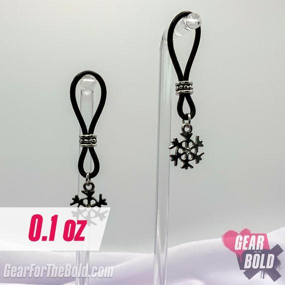 Itty Bitty Snowflakes Nipple Nooses | Gear For The Bold