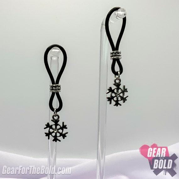 Itty Bitty Snowflakes Nipple Nooses | Gear For The Bold