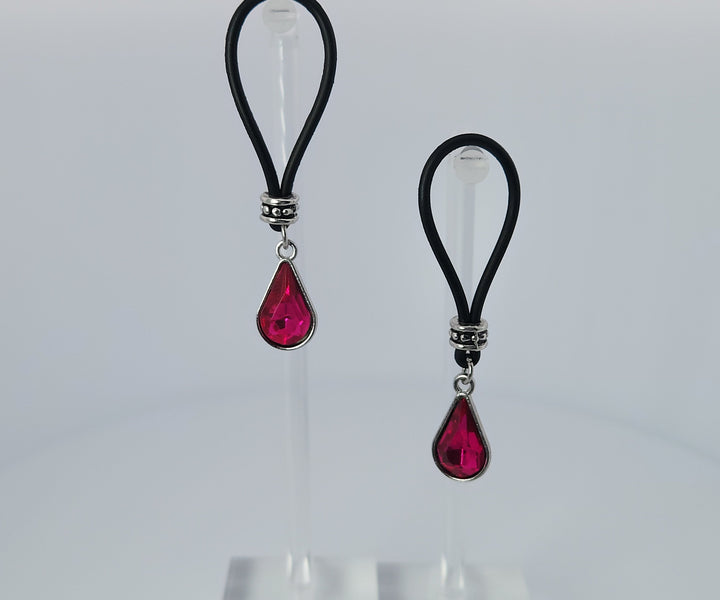 Magenta Tear Drop Nipple Nooses | Gear For The Bold