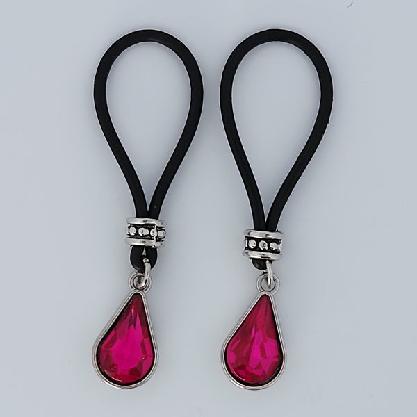 Magenta Tear Drop Nipple Nooses - Gear For The Bold