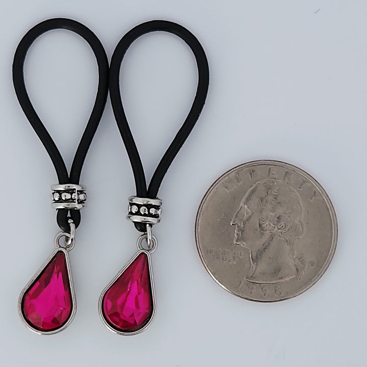 Magenta Tear Drop Nipple Nooses | Gear For The Bold