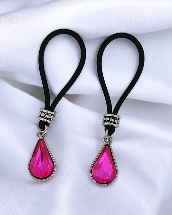 Magenta Tear Drop Nipple Nooses | Gear For The Bold