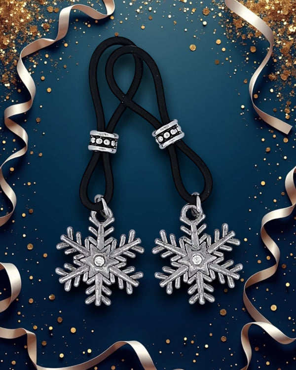 Merry and Bold Snowflakes Nipple Nooses | Gear For The Bold