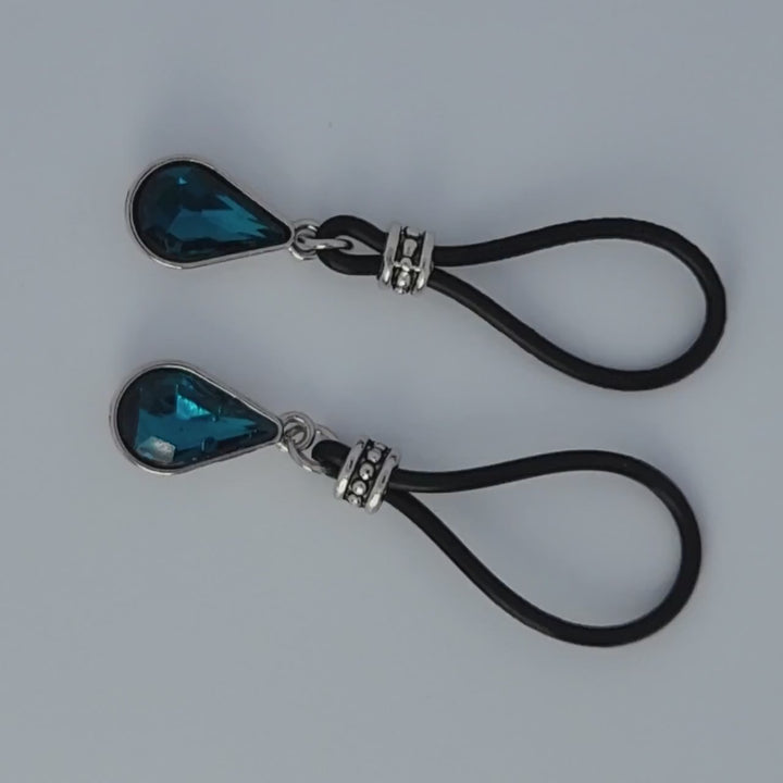 London Blue Teardrop Nipple Nooses