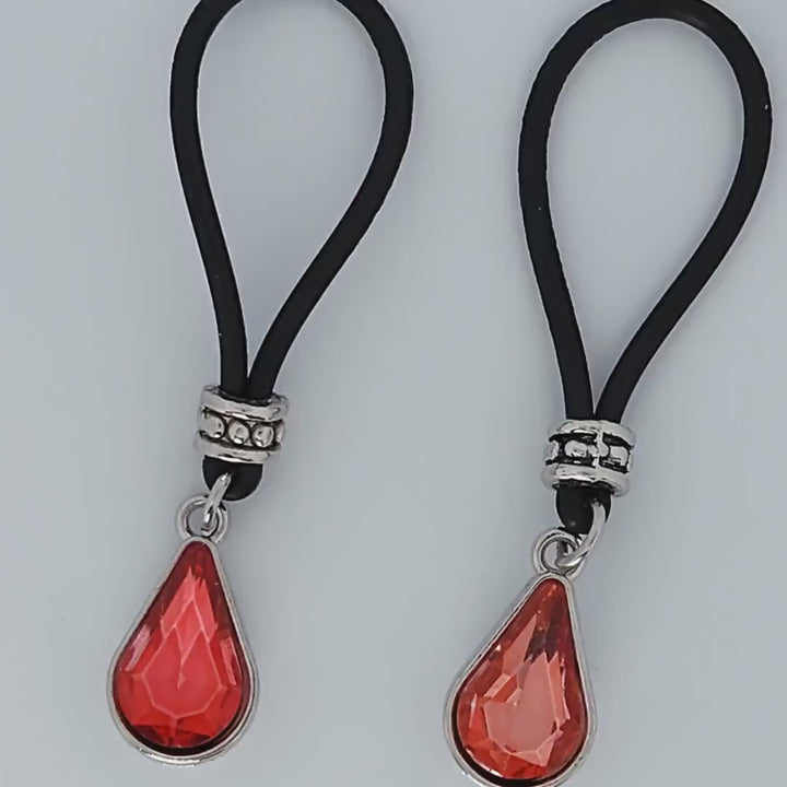 Watermelon Teardrop Nipple Nooses -  Gear For The Bold.