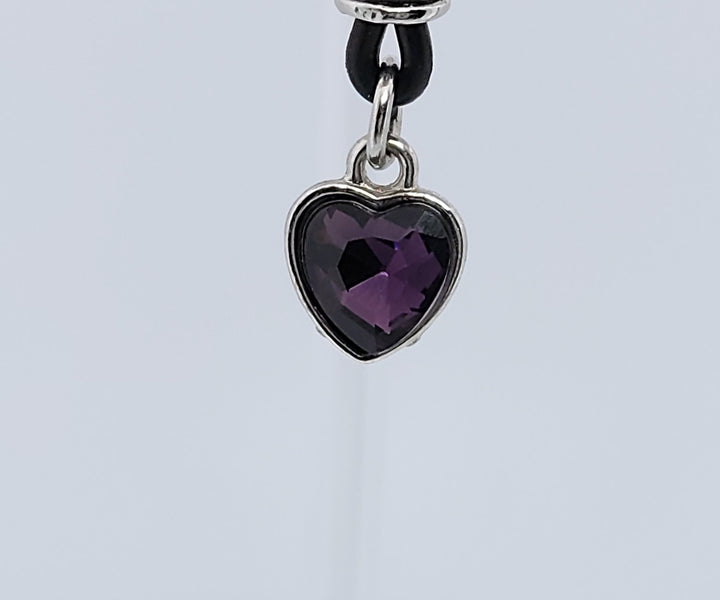 Purple Rain Heart Nipple Nooses - Valentines Day Lover Perfect Gift - Adjustable Loop / Non Piercing Nipple Ring Jewelry - Gear For The Bold