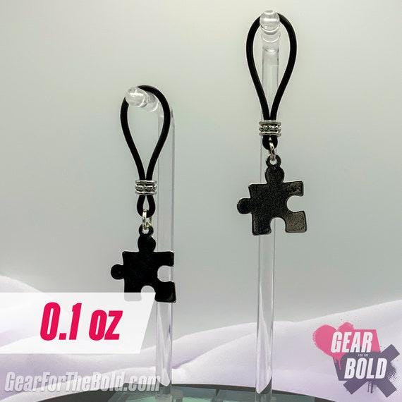 Puzzling Romance Nipple Nooses - Adjustable Loop / Non Piercing Nipple Ring Jewelry - Gear For The Bold