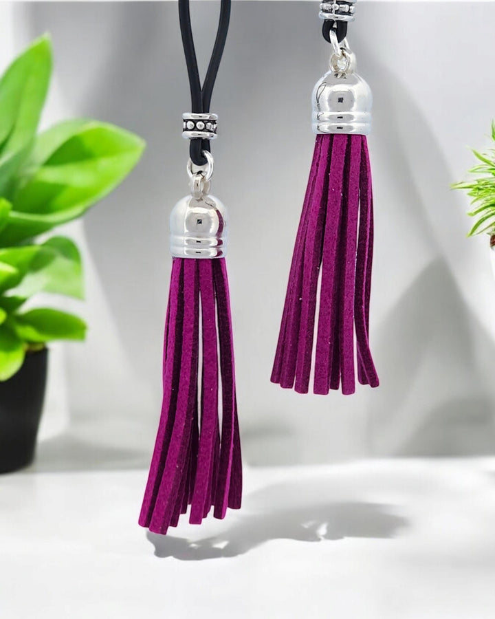 Red Wine Leather Flogger Tassel | Gear For The Bold