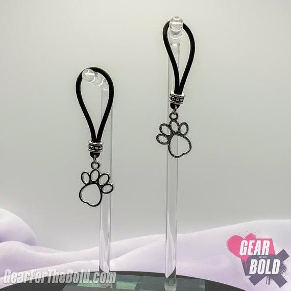 Round of Ap - paws Nipple Nooses - Adjustable Loop / Non Piercing Nipple Ring Jewelry - Gear For The Bold