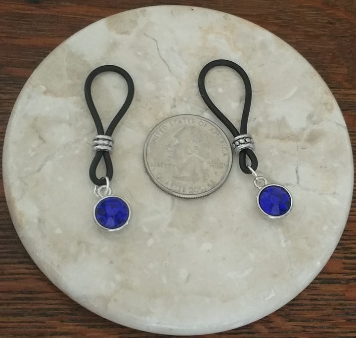 Royal Blue Medium Round Nipple Nooses | Gear For The Bold