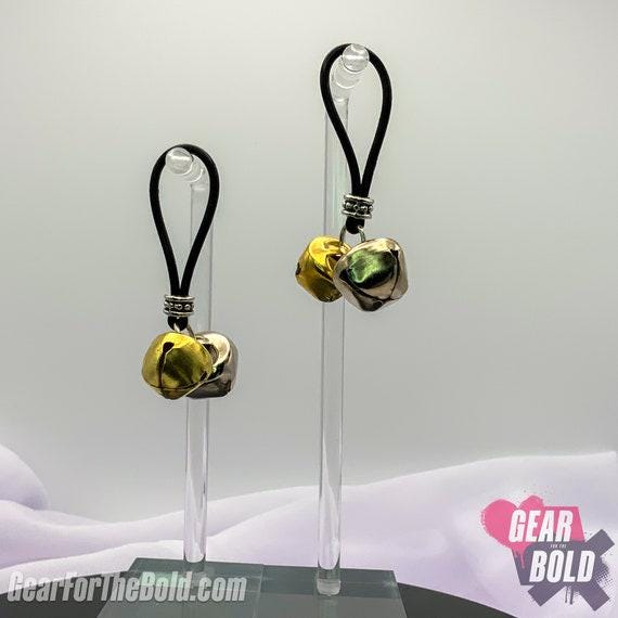 Silver + Gold Christmas Bells Nipple Noses | Gear For The Bold