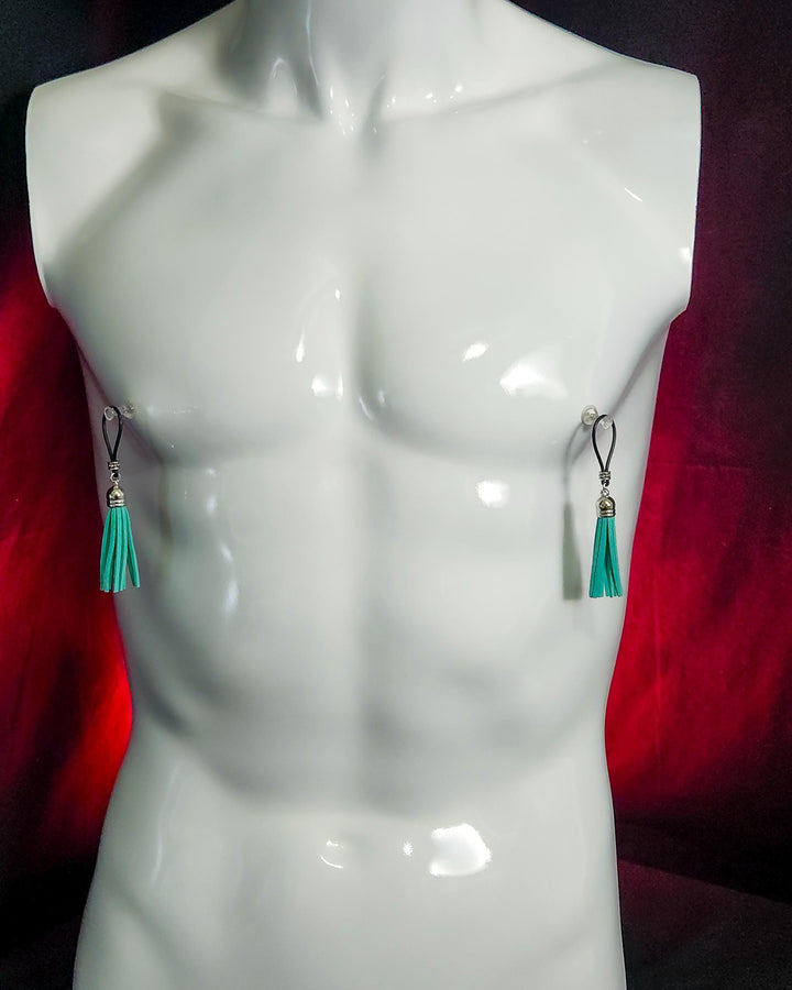 Teal Leather Flogger Tassel | Gear For The Bold
