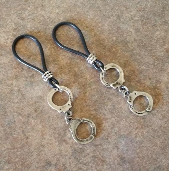 You're My Prisoner Nipple Nooses - Adjustable Loop / Non Piercing Nipple Ring Jewelry - Gear For The Bold