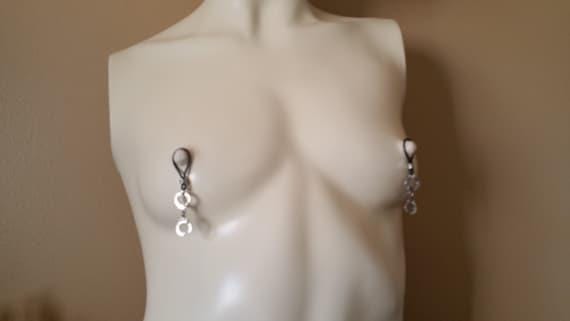 You're My Prisoner Nipple Nooses - Adjustable Loop / Non Piercing Nipple Ring Jewelry - Gear For The Bold