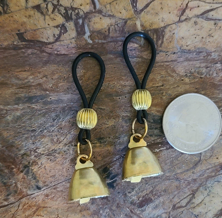 Gold Tone Cowbell Nipple Nooses - Gear For The Bold