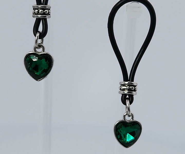 Green with Envy Heart Nipple Nooses - Valentines Day Lover Perfect Gift - Gear For The Bold