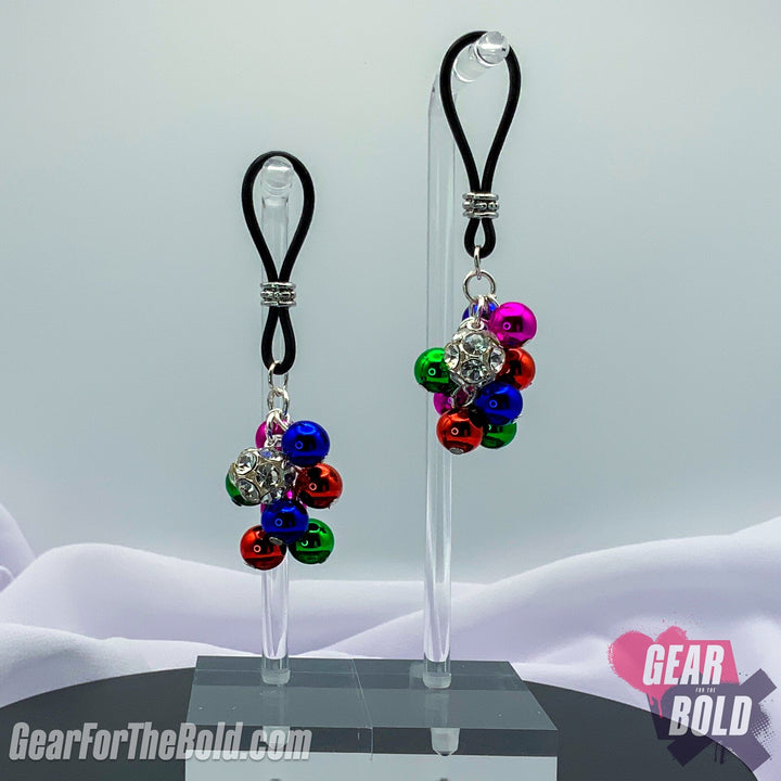 Holiday Colorful Baubles Nipple Nooses - Gear For The Bold